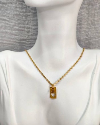 48  κολιε  χρυσο καρδουλες  κρικακια (1)